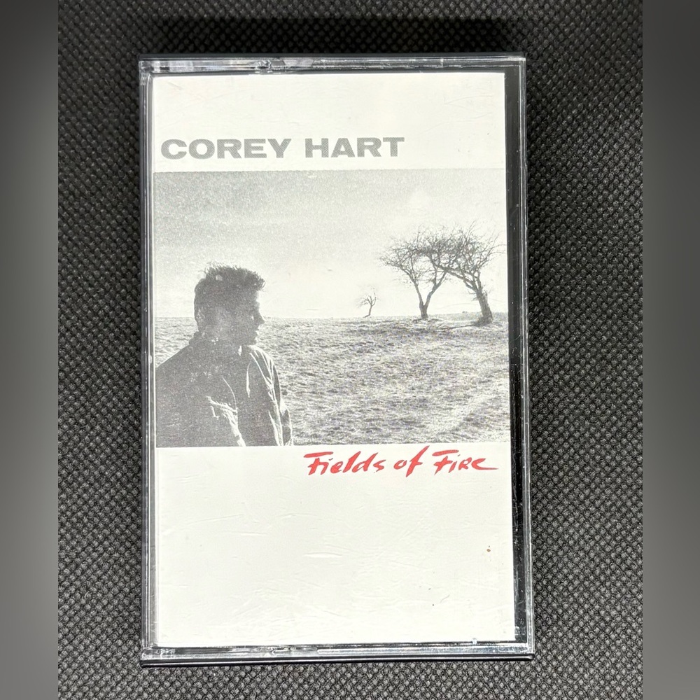 Vintage 1986 Corey Hart Fields of Fire Cassette Tape (Aquarius Records)